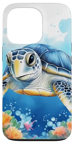 Meeresschildkröten Hülle für iPhone 13 Pro von Guaripete