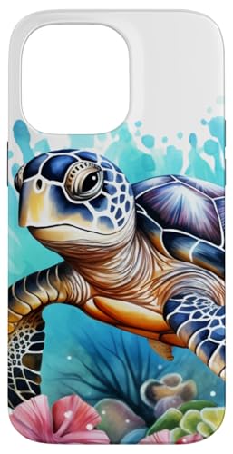 Meeresschildkröten Hülle für iPhone 14 Pro Max von Guaripete