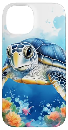 Meeresschildkröten Hülle für iPhone 14 von Guaripete
