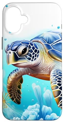 Meeresschildkröten Hülle für iPhone 16 Plus von Guaripete