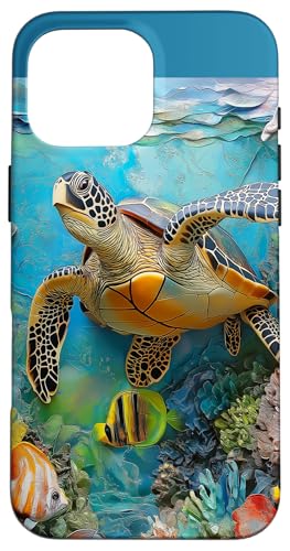 Meeresschildkröten Hülle für iPhone 16 Pro Max von Guaripete