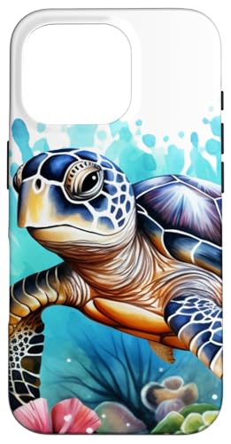 Meeresschildkröten Hülle für iPhone 16 Pro von Guaripete