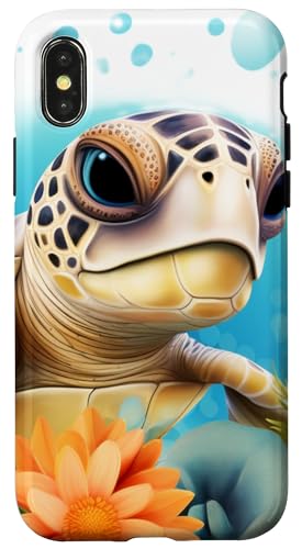Meeresschildkröten Hülle für iPhone X/XS Meeresschildkröten Hülle für iPhone X/XS von Guaripete