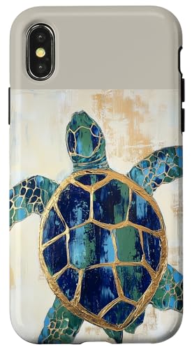 Meeresschildkröten Hülle für iPhone X/XS von Guaripete