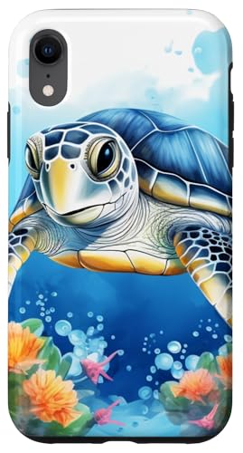 Meeresschildkröten Hülle für iPhone XR von Guaripete