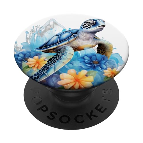 Meeresschildkröten PopSockets Klebender PopGrip von Guaripete