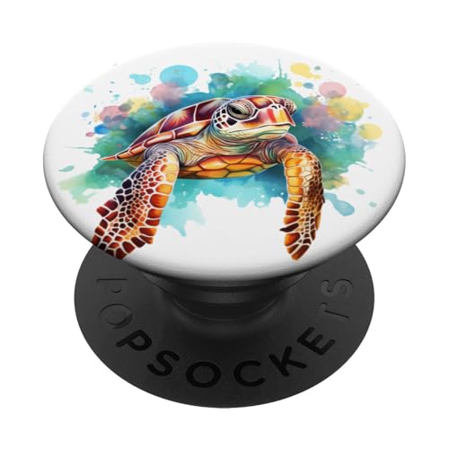Meeresschildkröten PopSockets Klebender PopGrip von Guaripete