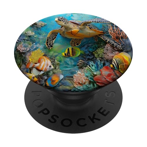 Meeresschildkröten PopSockets Klebender PopGrip Meeresschildkröten PopSockets Klebender PopGrip von Guaripete