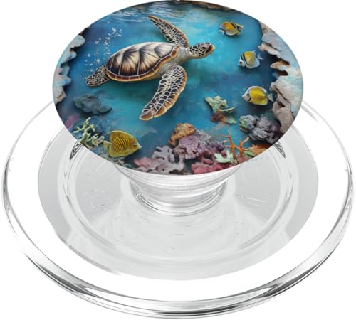 Meeresschildkröten PopSockets PopGrip für MagSafe von Guaripete