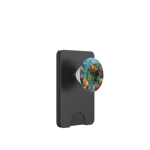 Meeresschildkröten PopSockets PopWallet für MagSafe Meeresschildkröten PopSockets PopWallet für MagSafe von Guaripete