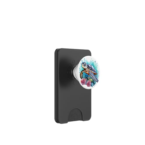Meeresschildkröten PopSockets PopWallet für MagSafe von Guaripete