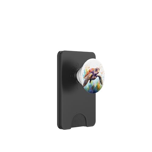 Meeresschildkröten PopSockets PopWallet für MagSafe von Guaripete