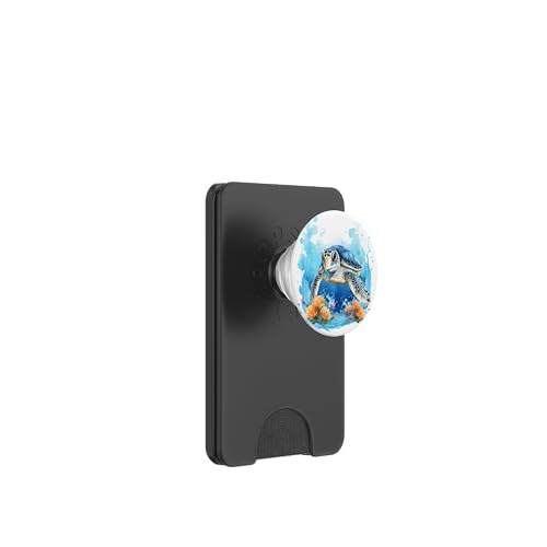Meeresschildkröten PopSockets PopWallet für MagSafe von Guaripete