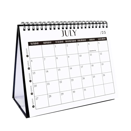 GuassLee Tischkalender 2025, 2025–2026, 12 Monate, Flip-Desktop-Kalender, Planer, klein, von Juli 2025 bis Juni 2026, mit To-Do-Liste und Notizen, für Zuhause, Schule, Büro, Organisation, 19,1 x 17,3 GuassLee Tischkalender 2025, 2025–2026, 12 Monate, Flip-Desktop-Kalender, Planer, klein, von Juli 2025 bis Juni 2026, mit To-Do-Liste und Notizen, für Zuhause, Schule, Büro, Organisation, 19,1 x 17,3 von GuassLee