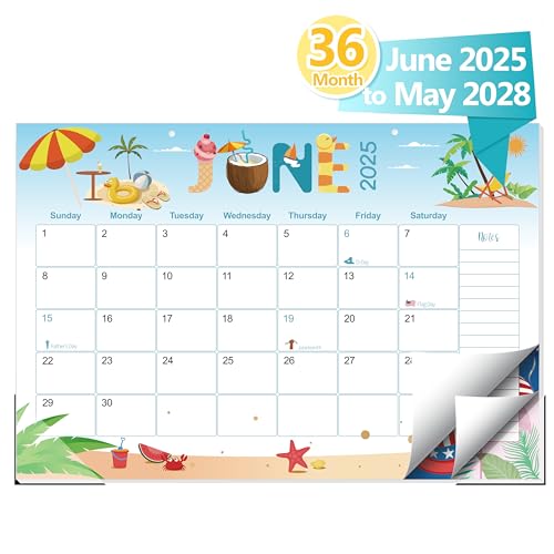 Guasslee Tischkalender 2025–2028, 36 Monate, Kalender von Juni 2025 bis Mai 2028, 43,2 x 29,2 cm, monatlicher Desktop-/Wandplaner mit dickem Papier und Notizen, für Zuhause, Schule und Büro Guasslee Tischkalender 2025–2028, 36 Monate, Kalender von Juni 2025 bis Mai 2028, 43,2 x 29,2 cm, monatlicher Desktop-/Wandplaner mit dickem Papier und Notizen, für Zuhause, Schule und Büro von GuassLee