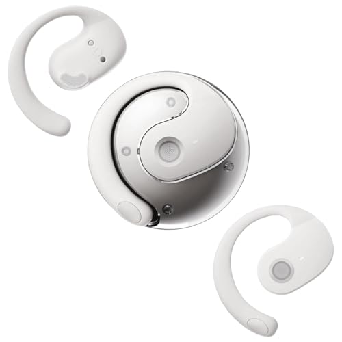 AI Sprachübersetzer Kopfhörer,Echtzeit übersetzer Ohrhörer mit 144 Sprachen in Echtzeit Kabellos Translator,Bluetooth 5.3 Open Ear Kopfhörer für Travel Business Studenten Lernen (Weiß) von Gubbett