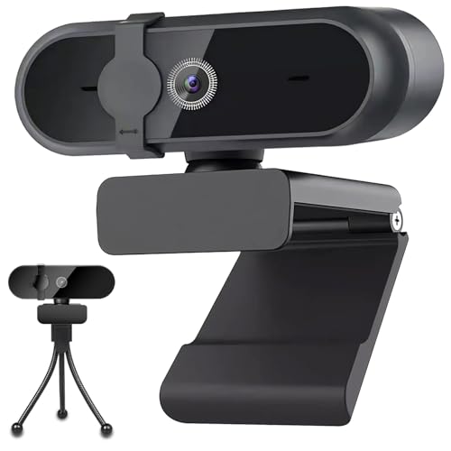 Gubbett Webcam 1080P mit Mikrofon und Webcam Abdeckung, Stativ, Plug & Play, für Laptop, PC, Desktop, für Live-Streaming, Videoanruf, Konferenz, Online-Unterricht, Spiel Gubbett Webcam 1080P mit Mikrofon und Webcam Abdeckung, Stativ, Plug & Play, für Laptop, PC, Desktop, für Live-Streaming, Videoanruf, Konferenz, Online-Unterricht, Spiel von Gubbett