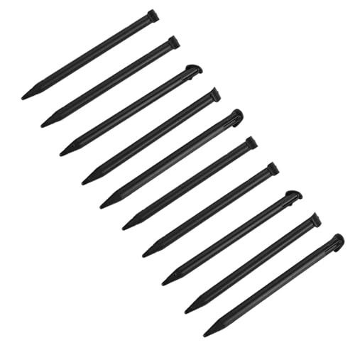 3DS XL Stylus Pen 10pcs Ersatz Touchscreen Stylus Set für Neue 3DS XL -Konsole tragbar und leichtes Schwarz (Schwarz) von Gucagle