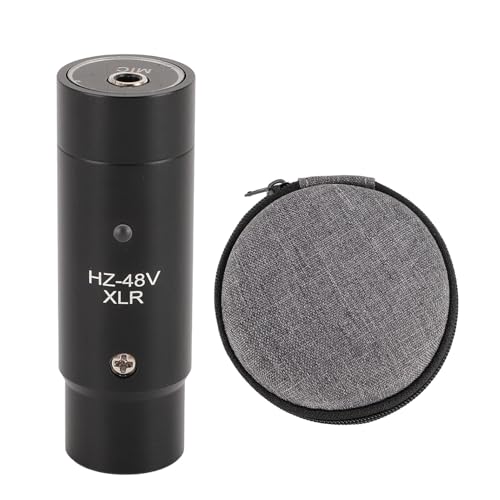48 -V -Phantom -Leistungsmikrofon zum XLR -männlichen Adapter 3 Pin für 3,5 mm Kopfhörer 20-16000Hz von Gucagle