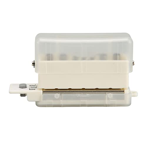 6 Hole Paper Puncher tragbarer süßer Style ABS Manual Operation 7mm Stanztiefe Desktop Puncher für Büro- und Heimgebrauch (Transparent) von Gucagle
