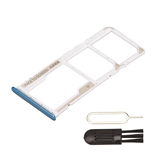 Gucagle Dual SIM -Kartenschale Kunststoff -SIM -Kartenschalen -Slot -Halter mit Kartenstift für Note 10 Austausch und einfach zu installieren Premium -Material LY Fit für Telefonkarten (Blue) von Gucagle