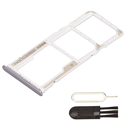 Gucagle Dual SIM -Kartenschale Kunststoff -SIM -Kartenschalen -Slot -Halter mit Kartenstift für Note 10 Austausch und einfach zu installieren Premium -Material LY Fit für Telefonkarten (Silver) von Gucagle