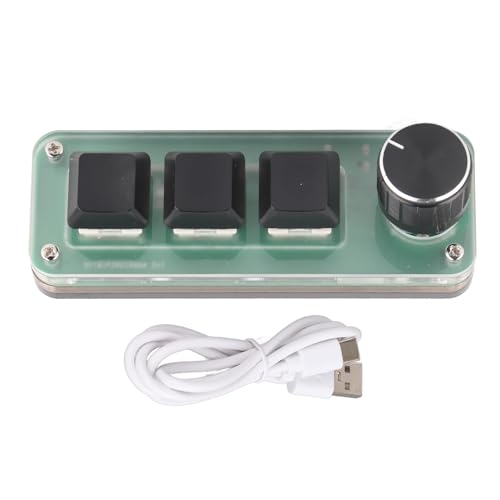 Gucagle MACROPAD 3 Taste kleine Tastatur RGB Backlight USB -mechanische Tastatur mit zum Spielen von Gucagle