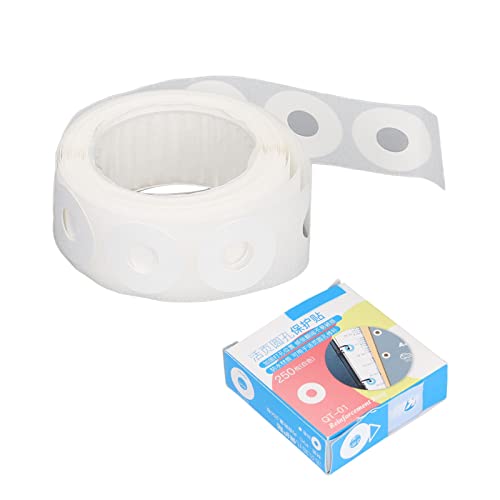 Hole Punch Verstärker Aufkleber PVC wasserdichtes DIY -Design Easy Operation Verstärkungsetiketten für die Reparatur und den Schutz von Papierloch (Weiß) von Gucagle