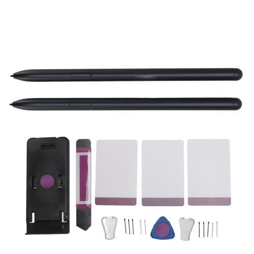 S Stift Ersatz magnetisch Stift für Tab S9 S9 Plus S9 Ultra S9 Fe 4096 Pegel Druckempfindlichkeit Tablette Stift Stift Schwarz (Schwarz) von Gucagle