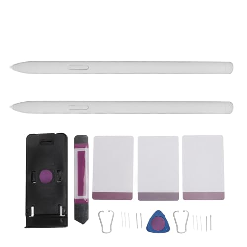 S Stift Ersatz magnetisch Stift für Tab S9 S9 Plus S9 Ultra S9 Fe 4096 Pegel Druckempfindlichkeit Tablette Stift Stift Schwarz (Weiß) von Gucagle