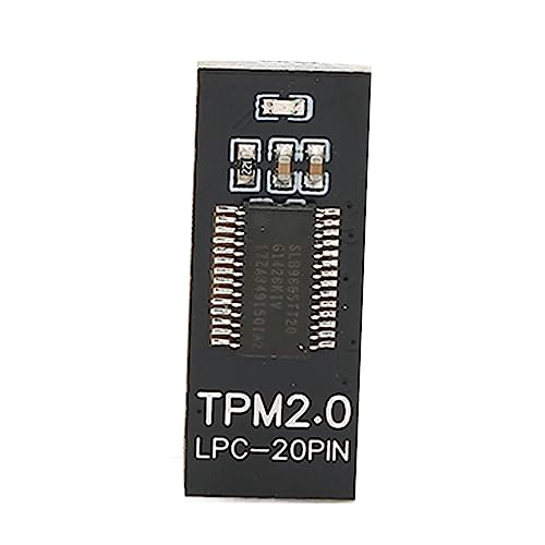 TPM2 0 Sicherheitsmodul LPC 20 Pin Remote -Karte Erweiterte Verschlüsselung für Motherboards PC Security Enhancement PCB -Material 16mm x 15 mm von Gucagle