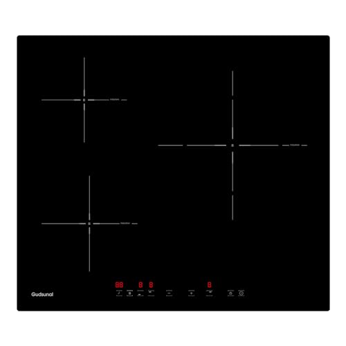 Gudsunal Induktionskochfeld, 60 cm, 7200W, kontinuierliche Niedrigleistungsheizung, Booster, 9 Heizstufen, Timer, automatische Abschaltung, Kindersicherung, Pfannensensor Gudsunal Induktionskochfeld, 60 cm, 7200W, kontinuierliche Niedrigleistungsheizung, Booster, 9 Heizstufen, Timer, automatische Abschaltung, Kindersicherung, Pfannensensor von Gudsunal