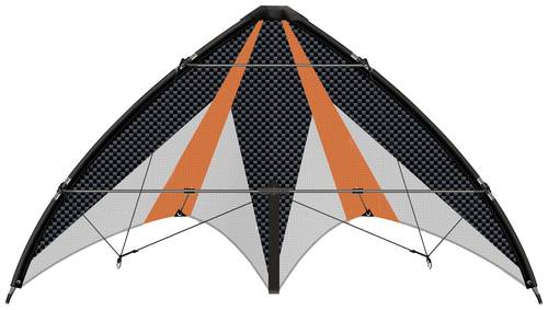 Günther Flugspiele Zweileiner Sport-Lenkdrachen Synergy 125 GX Spannweite (Details) 1250mm Windstä von Günther Flugspiele