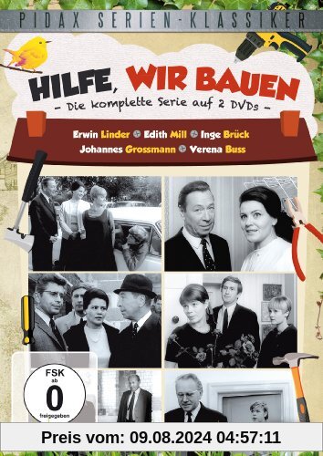 Hilfe, wir bauen - Die komplette Serie (Pidax Serien-Klassiker) [2 DVDs] von Günther Richardt