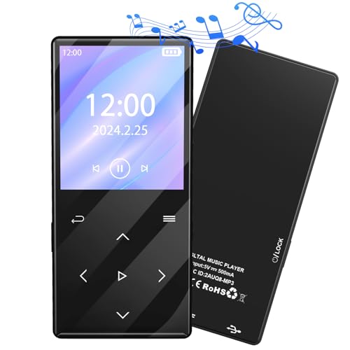 Gueray 64GB MP3-Player mit Bluetooth 5.0 Tragbarer digitaler Musikspieler mit HiFi Sound Eingebauter Lautsprecher Unterstützung FM-Radio Sprachrekorder TF-Karte Gueray 64GB MP3-Player mit Bluetooth 5.0 Tragbarer digitaler Musikspieler mit HiFi Sound Eingebauter Lautsprecher Unterstützung FM-Radio Sprachrekorder TF-Karte von Gueray