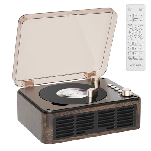Gueray CD Player Bluetooth Radio mit CD Player mit Lautsprecher Unterstützung USB-Wiedergabe AUX-Wiedergabe für Hörbücher von Gueray