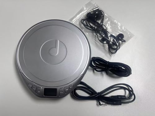 Gueray CD Player Tragbar Kinder Tragbarer CD-Player fürs Auto Discman mit Kopfhörer LCD-Display Unterstützung ASP PROG Speicherfunktion Repeat-Funktion Sound-Effekt Silber Gueray CD Player Tragbar Kinder Tragbarer CD-Player fürs Auto Discman mit Kopfhörer LCD-Display Unterstützung ASP PROG Speicherfunktion Repeat-Funktion Sound-Effekt Silber von Gueray