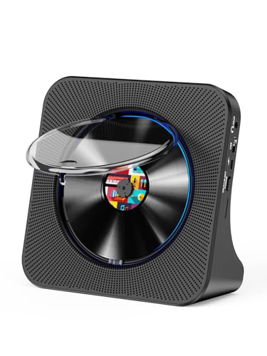 Gueray CD Players Bluetooth CD-Player mit Lautsprecher Unterstützt Fernbedienung Anzeige FM Radio mit CD Player USB- Kartenwiedergabe 3,5 mm AUX Wecker Kopfhöreranschluss Staubschutzhülle Schwarz Gueray CD Players Bluetooth CD-Player mit Lautsprecher Unterstützt Fernbedienung Anzeige FM Radio mit CD Player USB- Kartenwiedergabe 3,5 mm AUX Wecker Kopfhöreranschluss Staubschutzhülle Schwarz von Gueray