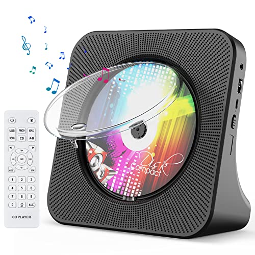 Gueray Tragbarer CD-Player, Bluetooth CD Kpop Player für Desktop mit HiFi-Sound-Lautsprecher, niedlicher FM-Radio-CD-Musik-Player für Zuhause mit Fernbedienung, Staubschutz, LED-Bildschirm Gueray Tragbarer CD-Player, Bluetooth CD Kpop Player für Desktop mit HiFi-Sound-Lautsprecher, niedlicher FM-Radio-CD-Musik-Player für Zuhause mit Fernbedienung, Staubschutz, LED-Bildschirm von Gueray