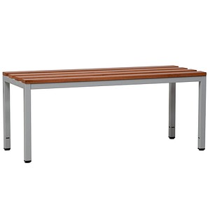 Gürkan Garderobenbank 107192 grau, buche Holz 100,0 cm von Gürkan