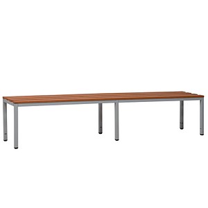 Gürkan Garderobenbank 107240 grau, buche Holz 200,0 cm von Gürkan