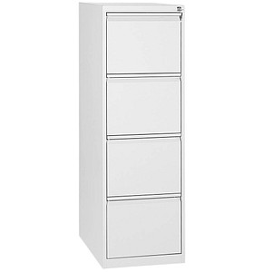 Gürkan Hängeregistraturschrank reinweiß 4 Schubladen 40,0 x 62,0 x 132,0 cm von Gürkan