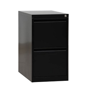 Gürkan Hängeregistraturschrank schwarz 2 Schubladen 40,0 x 62,0 x 70,0 cm von Gürkan