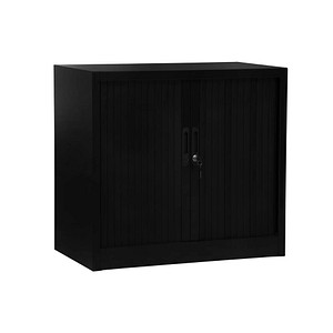 Gürkan Rollladenschrank schwarz 1 Fachboden 80,0 x 46,0 x 75,0 cm von Gürkan