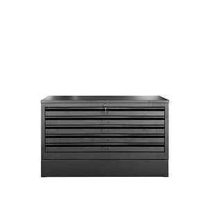 Gürkan Sockel für Schränke schwarz RAL 9005 113,0 x 83,0 x 15,0 cm von Gürkan