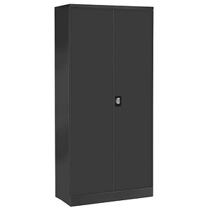 Gürkan Stahlschrank 100096 anthrazit 92,0 x 42,0 x 195,0 cm, aufgebaut von Gürkan