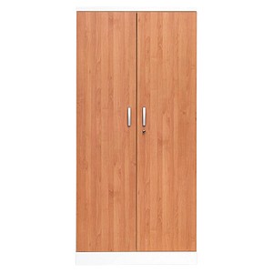 Gürkan Stahlschrank 100115 verkehrsweiß, erle 92,0 x 42,0 x 195,0 cm, aufgebaut von Gürkan