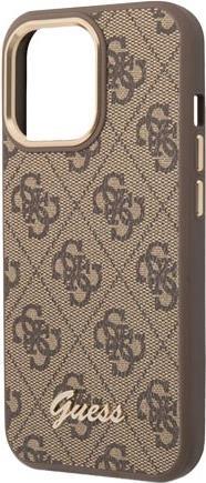 GUESS Hard Cover 4G Metal Brown, for iPhone 14 Pro, GUHCP14LHG4SHW (GUHCP14LHG4SHW) von Guess