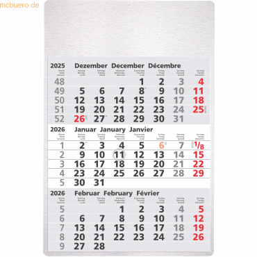 Güss 3-Monatskalender 32x48cm Kalendarium 2026 Güss 3-Monatskalender 32x48cm Kalendarium 2026 von Güss