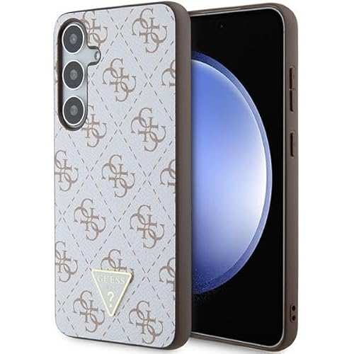Guess GUHCS24MPG4GPH Hülle für S24+ S926 Weiß hardcase 4G Triangle von GUESS